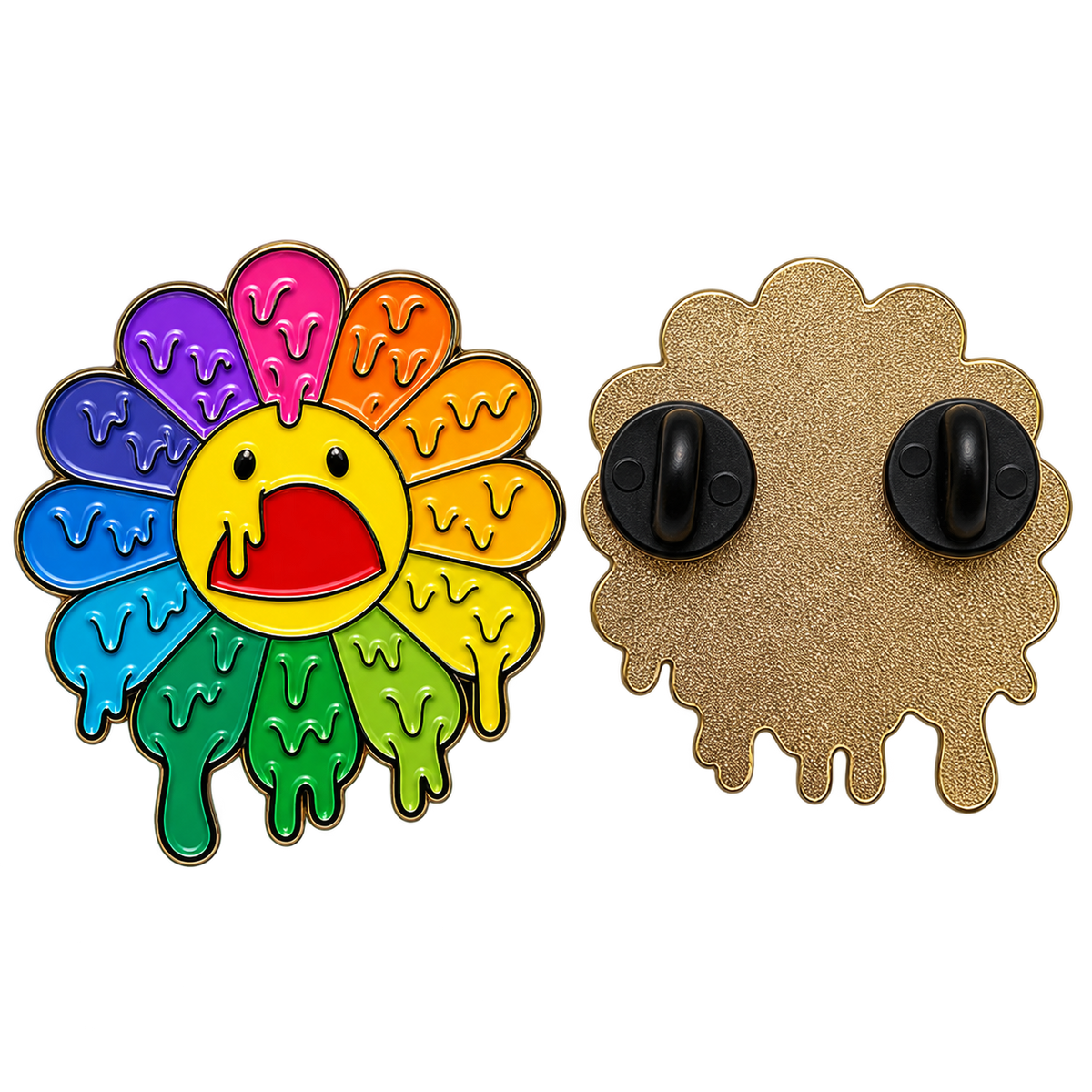 Melting Flower Pin