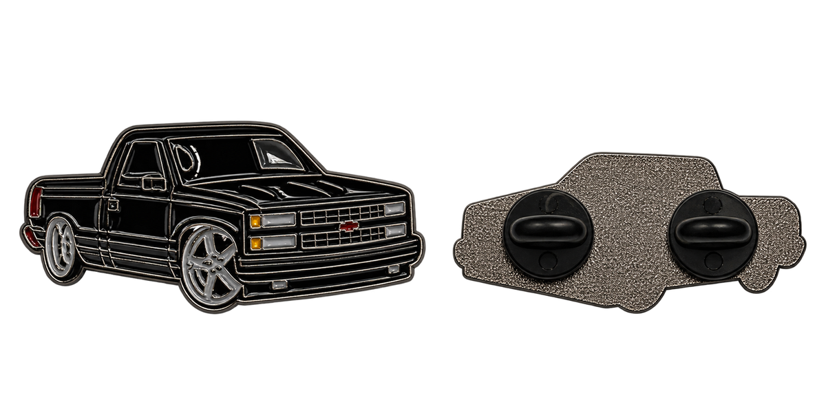 Black Chevy Pin