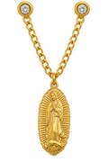 Gold Virgen de Guadalupe Pin