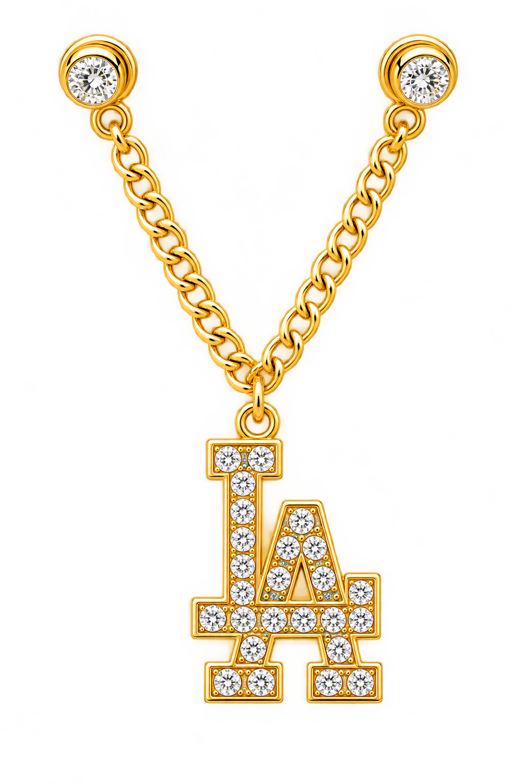 LA Rhinestone Pin