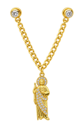 San Judas Rhinestone Pin