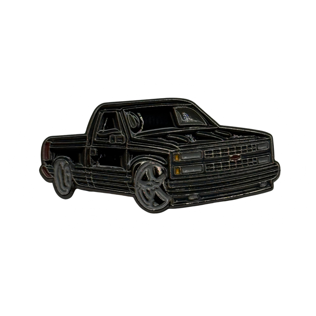 Black Chevy Pin